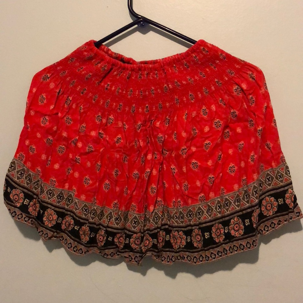 Flowy western skirt